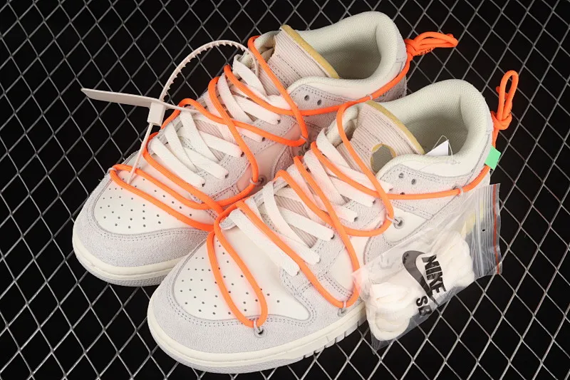 All categories Nk SB Dunk series Nk SB Dunk Low low-top sneakers pure original version OF x Nk Dunk Low OW SB smashed backboard fashion casual sneakers DJ0950-108